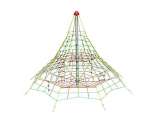 Lanová pyramida SC - výška 5,0 m, výška pádu 1,5 m, 8 zámků
