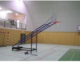 Basketbalová konstrukce pojízdná, interiér, pevná, vysazení 2 m