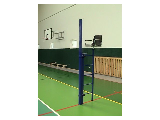 Stolička pro rozhodčího, výškově stavitelná, montáž ke sloupku 102 mm, CERTIFIKÁT