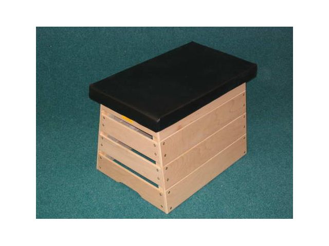Švédská bedna, konická 4-dílná, kůže, výška 60 cm