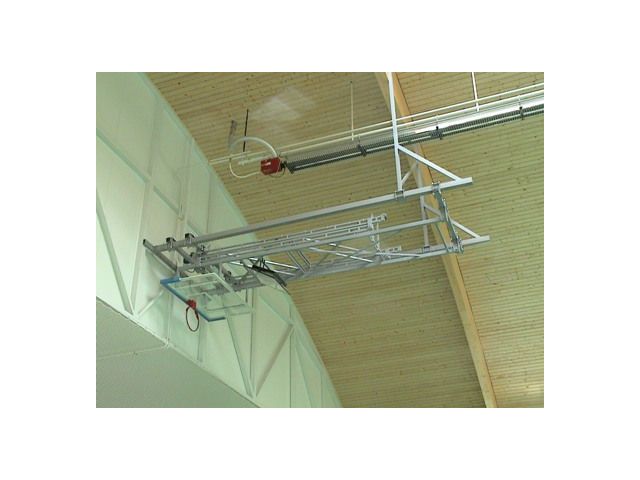 Basketbalová konstrukce elektricky sklopná, pod strop do 12 m