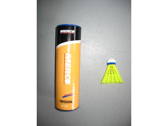 Badmintonové míčky  MERCO PROFESSIONAL, sada 6 ks