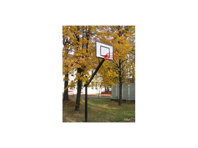 Basketbalová konstrukce streetball (ZN), nastav. výška v rameni + pouzdro