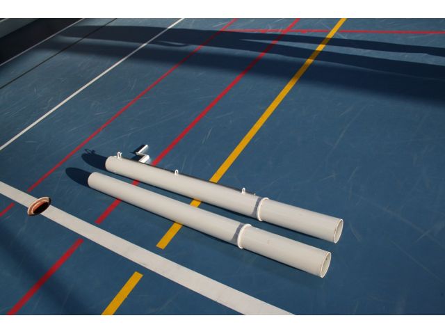Tenisové sloupky (KOMAXIT) prům.102 mm - bez pouzder a víček (CERTIFIKÁT)