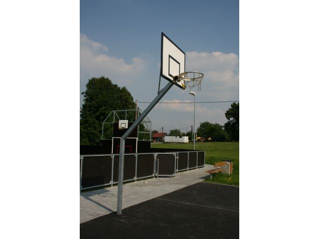 Basketbalová deska 120 x 90 cm, překližka, exteriér, cvičná, CERTIFIKÁT