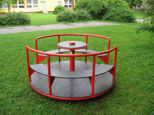 Kolotoč - SC kovo - se sedačkou překližka - DHK 5 - varianta 2