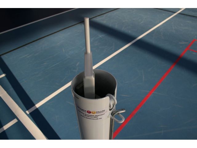 Tenisové sloupky (KOMAXIT) prům.102 mm + pouzdra a víčka, (CERTIFIKÁT) - pouze interiér