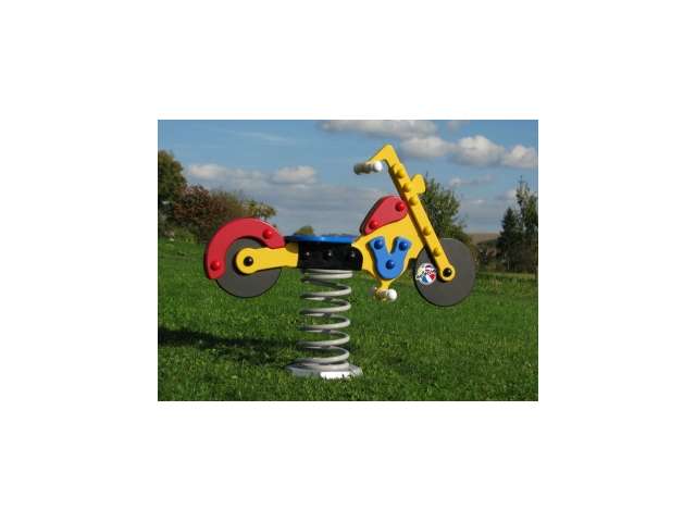 Houpadlo na pružině - motorka SC