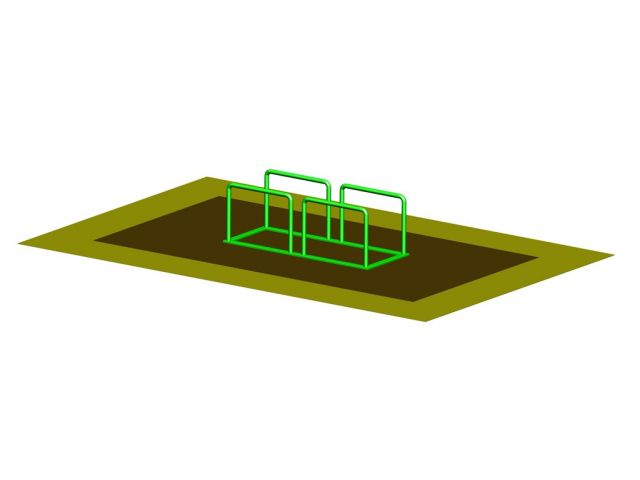 Bradla rovná nízká WK02, Workoutový prvek