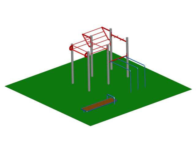 Sestava Workout WHS16 - jacklové stojny