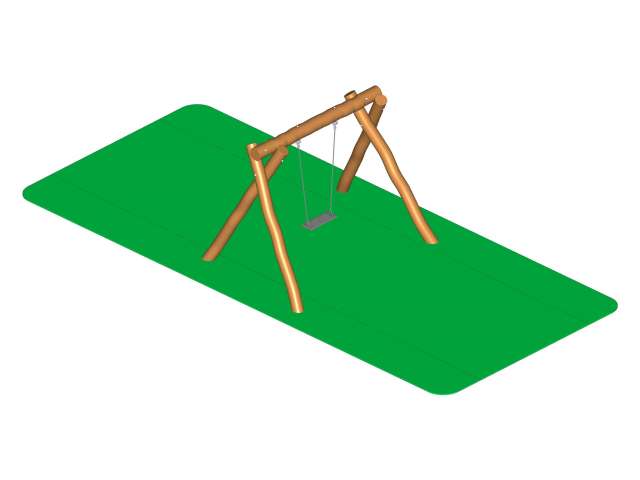 DHA02 - Houpačka řetězová, varianta 1 (v pádu do 1 m)