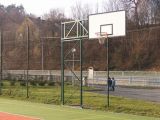 Basketbalová konstrukce příhradová, otočná, vysazení do 2,5 m (KOMAXIT)