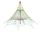 Lanová pyramida SC - výška 4,0 m, výška pádu 1,0 m, 8 zámků