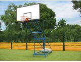 Basketbalová konstrukce pojízdná, exteriér, sklopná-skládací, vysazení 2 m